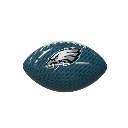 LOGO BRANDS Philadelphia Eagles Carbon Fiber Mini-Size Glossy Football 624-93MG-1